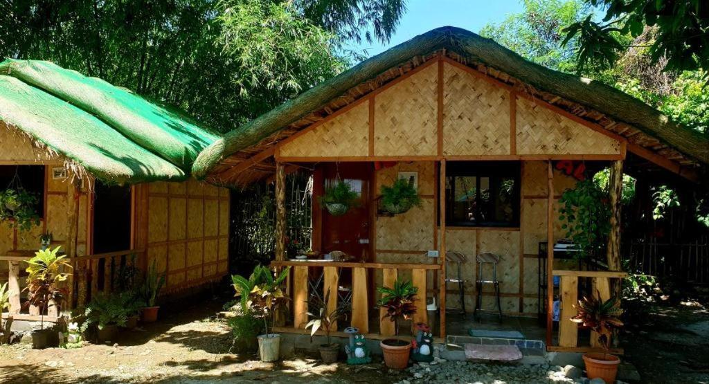 Traditional Filipino Transient House And Huts Near 100 Islands Wharf Alaminos Exterior photo